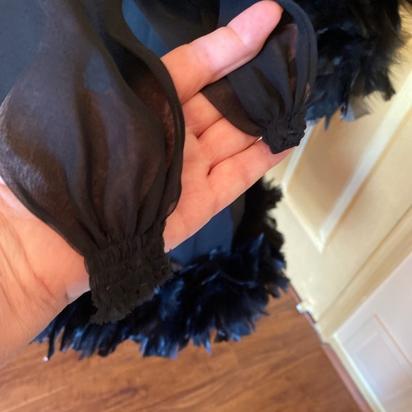 Vintage 1960’s Fantastical dress by Anita mode. Feathers & chiffon size … - Picture 16 of 16